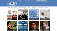 Desktop Screenshot of madinainstitute.org